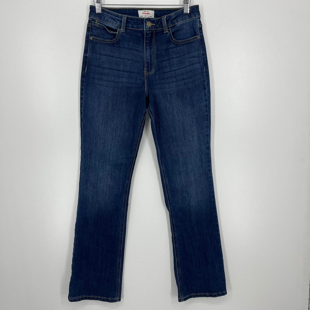 Wrangler Womens Dark Wash‎ Bootcut Denim Jeans Size 6/28 Model 1802564